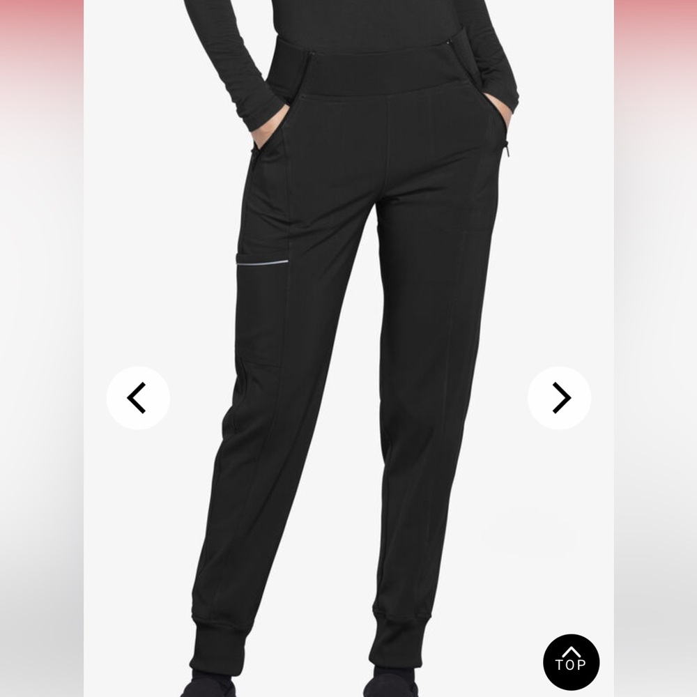 Black Women's Jogger Scrub Pants